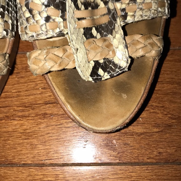 Alexandre Birman Python Sandals Sz 40 - Picture 2 of 5